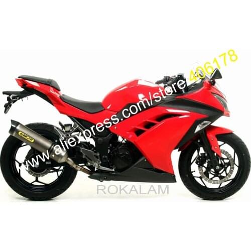 For Kawasaki Ninja 300R 13-16 EX300 Ninja300 13 14 15 16 EX 300 Red Black ABS Motorcycle Fairings (Injection Molding)