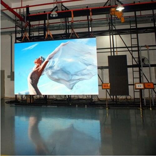 P5 Indoor LED Display Screen Full Color RGB SMD Die Casting Aluminium Cabinet 128*128Pixel LED Matrix Panel Billboard