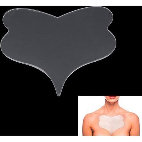 1PCS Reusable Anti Wrinkle Butterfly Shaped Treatment Chest Pad Skin Care Silicone Transparent Removal Patch Remove Wrinkles