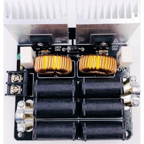 12-48v 1000W 20A ZVS Low voltage induction heating board Power supply module Flyback Driver Heater Tesla coil
