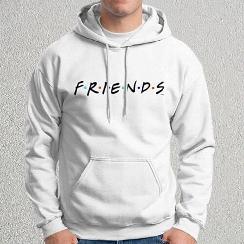 Simple Letter Print Pullover Hoodies Coat Women Men Long Sleeve Loose Jumper Casual Pocket Drawstring Hooded Sweatshirt