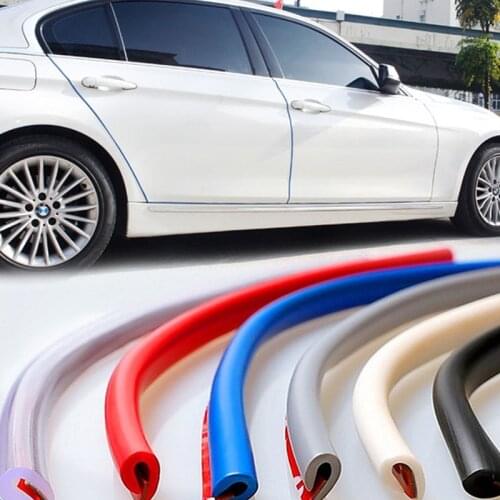 5M Car Door Edge Rubber Protection Strips Side Doors Moldings Side Anti-wear Protection Car Door From Scratches Car-styling