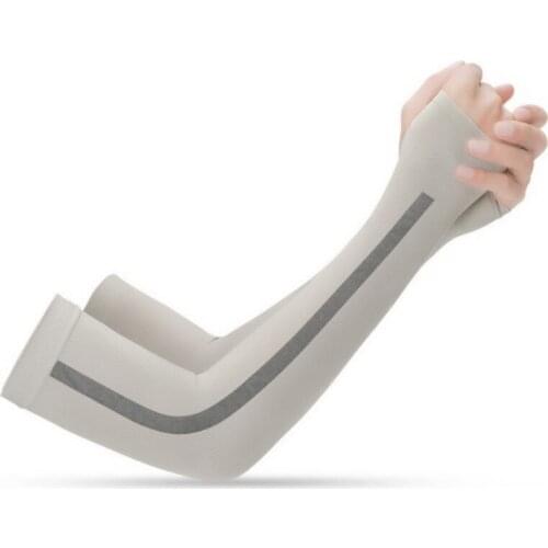 Unisex Summer Ice Silk Sunscreen UV Protection Arm Warmer Nylon Spandex Material Outdoor Sport Protection