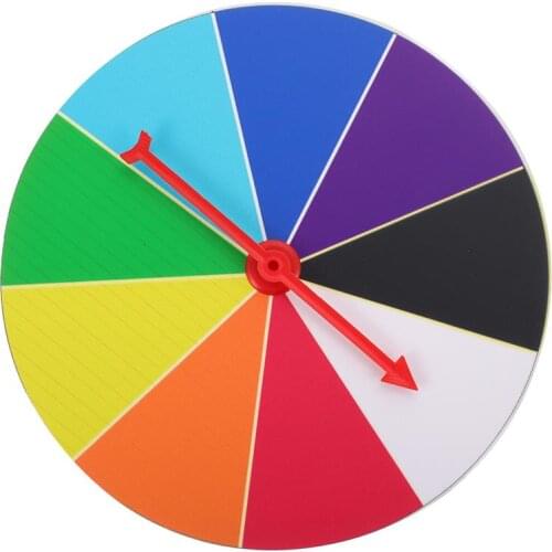 1pc Turntable Editable Lottery Wheel Fun Creative Prize Wheel Party Prop