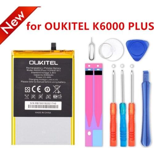 100% New OUKITEL K6000 PLUS Replacement 6068mAh Parts backup battery for OUKITEL K6000 PLUS Smart Phone