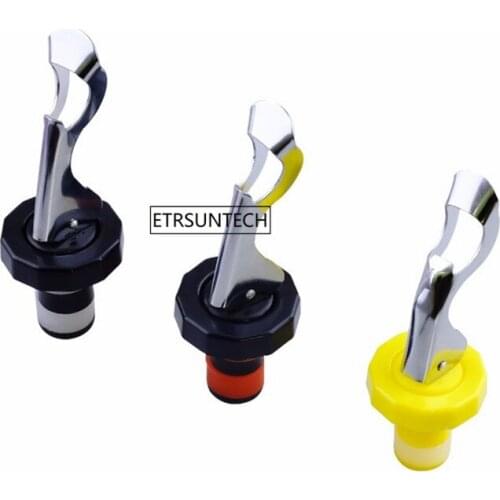 100pcs Wine Champagne Bottle Stopper Valentines Wedding Gifts Bottle Stopper Sealed Red Wine Plug Stainless Steel Reusable Cap