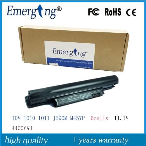 11.1V 4400MAH New Laptop Battery for Dell J6854N K916P J590M K711N F144 MINI10 10V 1010 1011