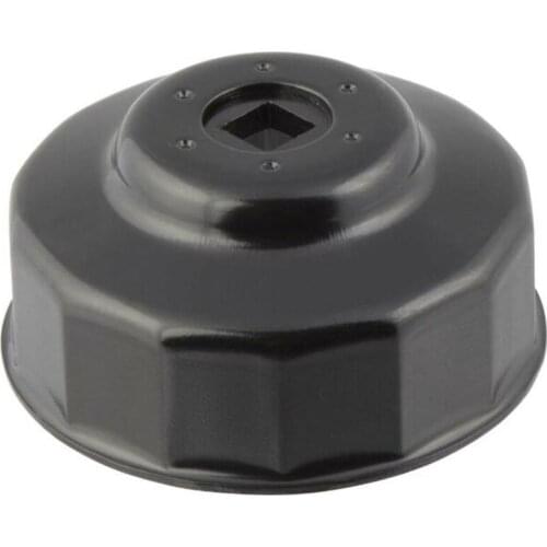 76mm 14 Flutes Car Oil Filter Cap Type Wrench Remover Tool with 3/8 inch Drive Socket for BMW