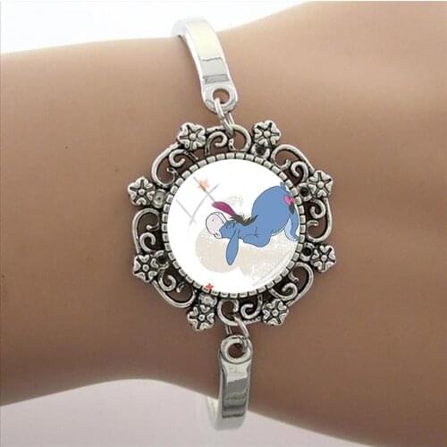 Disney Il Bracelet New Fashion Design High Quality Jewelry Lace Bracelet Fashion Winnie The Pooh Personalized Glass Jewelry