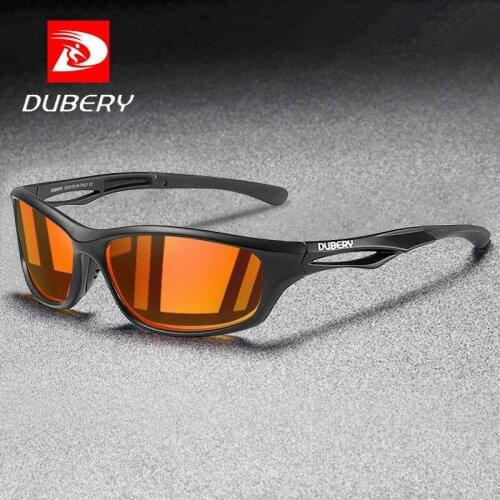DUBERY Brand Fashiona Men Polarized Sungalsses Sport Driving Ultralight Frame Sunglasses Change Color When Exposed To Light D166
