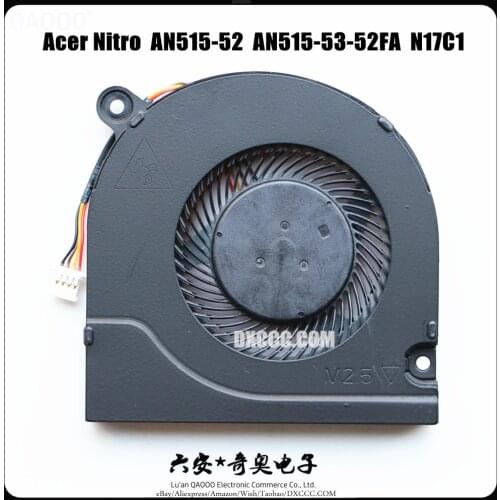 FCN FJCL DC28000JRF0 FOR Acer Nitro AN515-51 AN515-53-52FA N17C1 CPU COOLING FAN