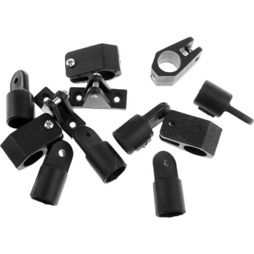 22mm Boat Bimini Top Fittings - 6x Eye End + 4x Jaw Slide + 2x Deck Hinge