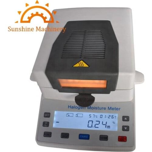 Halogen medicine plastic chemical food grain pellet fiber moisture meter
