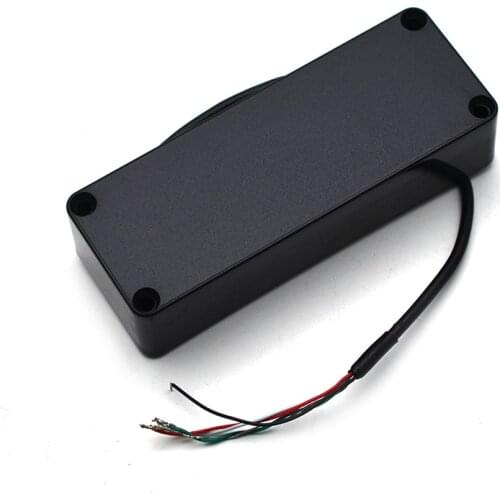 Sealed Soapbar 4 Hole Bass Guitar Pickup 5 String Double Coil Humbucker Pickup 104.5*38mm Ceramic Magnet Bass Guitar Accessories