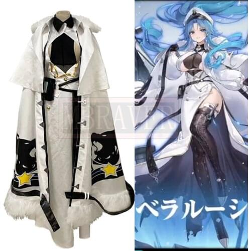 Azur Lane SN Sovetskaya Belorussiya Cosplay Costume Halloween Christmas Party Uniform Custom Made Any Size