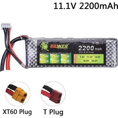 3s LiPo Battery 11.1v 2200mAh 30C Lion Power Battery for RC Helicopter RC Car Boat Quadcopter Remote Control toys battery Parts