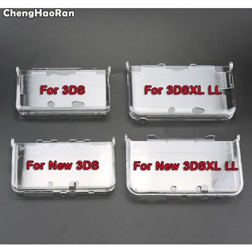 ChengHaoRan Plastic Clear Crystal Protective Hard Shell Skin Case Cover For Nintendo 3DS / New 3DS / New 3DS XL LL Console