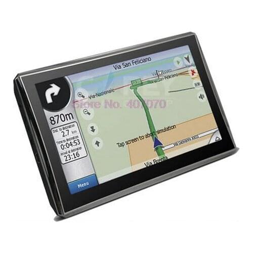 By dhl or ems 20 pieces New arrival! 7 inch GPS Navigation SirF Atlas VI 800MHz DDR3 256MB 8GB Navitel maps