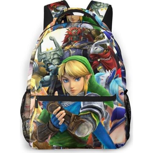Zelda Backpack for Girls Boys Travel RucksackBackpacks for Teenage school bag