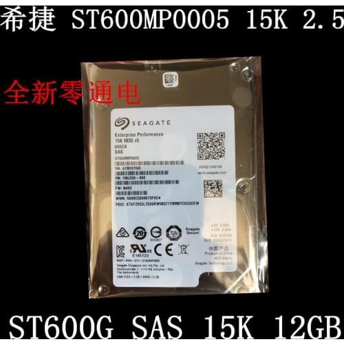 Seagate ST600MP0005 600GB 15000 RPM 128MB Cache SAS 12Gb/s 2.5" Internal Enterprise Hard Drive