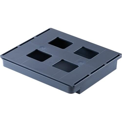 Under Desk Drawer Adhesive Storage Box For Office Pen Holder Sorting Box Kitchen Fork Storage Tray Organizer