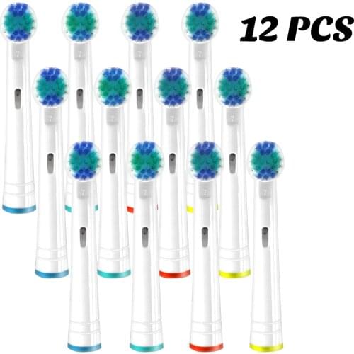 12pcs/lot toothbrush head for Oral-B Sensitive Electric Toothbrush Fit Brush Heads D25 D30 D32 Precision Clean