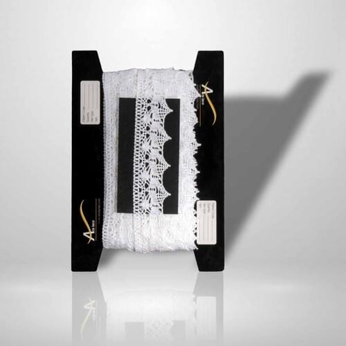 Ata Lace 457-K White Kopanaki Lace