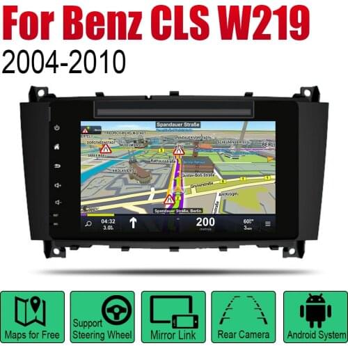 Android 2 Din Auto Radio DVD For Mercedes Benz CLS Class W219 2004~2010 NTG Car Multimedia Player GPS Navigation System Radio