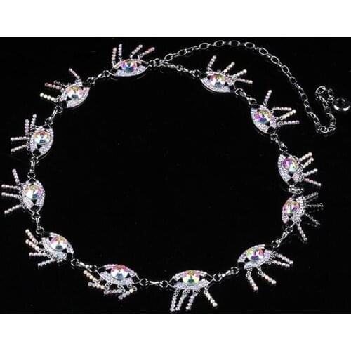 Belly dance chain waist chain 2019 new set auger practise dancing eyes diamond drilling chain belt accessories P523