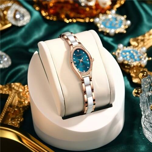 SUNKTA Womens Watches New Fashion Top Brand Luxury Watch for Women Ladies Quartz Watch Bracelet Clock Gifts Relogio Feminino