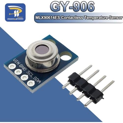 GY-906 MLX90614ESF New MLX90614 Contactless Temperature Sensor Module For Arduino IIC Interface IR Sensor Compatible
