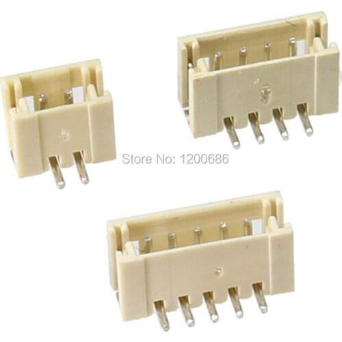 Jst1.25 0.049" 51021 Series 1.25MM 1.25 male Right Angle 90 degree SMD Connector Terminal Socket 2 3 4 6 10-Pin Connector Plug