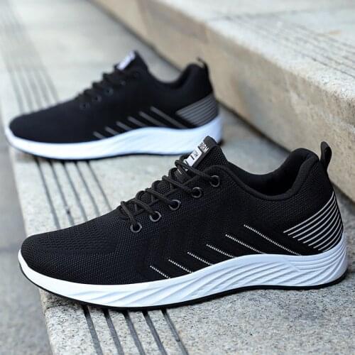 Men Women Knit Sneakers Breathable Athletic Running Walking Gym Shoes