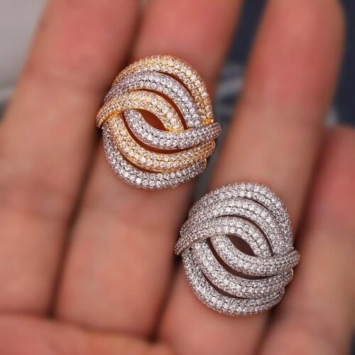 Bride Talk Romantic Women Wedding Ring Cubic Zirconia Luxury Fashion Bridal Rings Jewelry For Party Super Quality New Year Gift