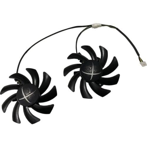 2pcs/set CF9010H12S RX480 RX470 VGA GPU Cooler Graphics Fan For XFX R9 390X/390/290X 8G RX 480/470 Video Card Cooling