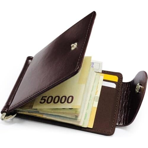 Casual Mens Wallets Leather Solid Luxury Wallet Men Pu Leather Slim Bifold Short Purses Credit Card Holder Business Male Purse
