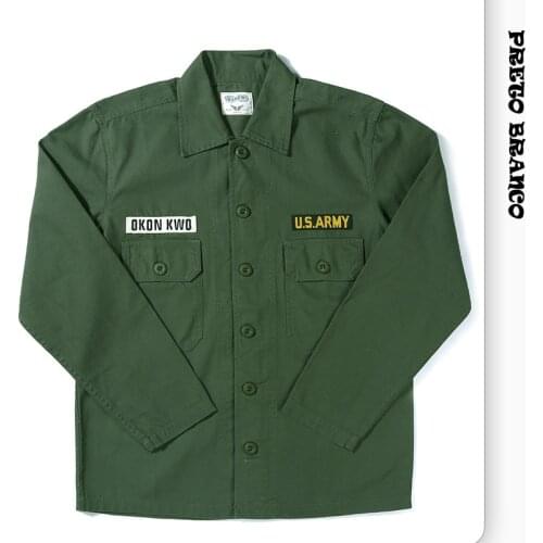 Preto branco Men's Long Shirts