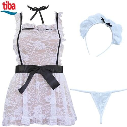 TB-0686 Sexy lingerie hot women red bow bra+Flounce skirt Sexy Nurse uniform cosplay erotic lingerie sexy costumes