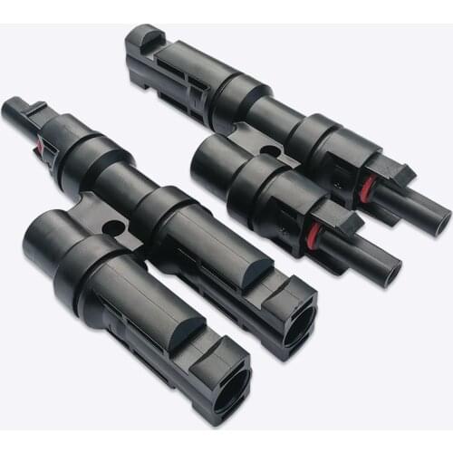 Connector 1 Pair Solar PV Multi Parallel Branch Connectors pv module panel connector Male & Female Solar Energy Adapter