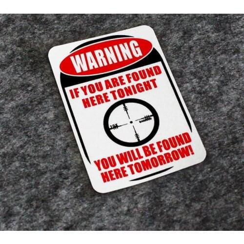 Reflective Warning If You Are Found HeroTonight Funny Car Stickers Vinyl Decal Novelty Sign Car-styling For Car,Motorcycle