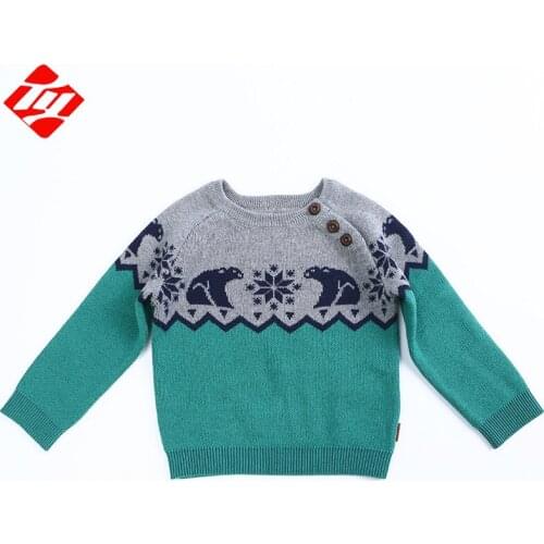 3 4 5 6 7 Y Baby Boy Sweaters Autumn Winter Kids Korean Pullover Sweater Fashion Print Knitted Sweater for Boy Child Clothing