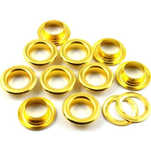 1" ( 25 mm ) Gold Bag Grommet with Washer Purse Eyelet with Washers 300sets/lot