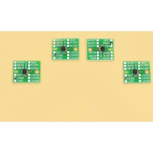 10 sets 40pcs ink cartridge chips for Mimaki CS100 one time chip K C M Y compatible chip 2 Liter