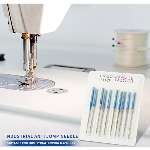 10pcs Industrial Anti-skipping Needles Stretch Cloth Needle Sewing Machine Parts Multi Color Needle Elastic Accessories