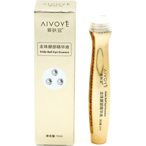 10pcs 24k gold eye cream slide ball essence dark circle anti-puffiness firming moisturizing wrinkles remove cream eyes serum