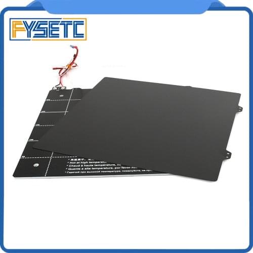 300x300mm Magnetic Heated Bed + Double Sided Textured Powder Coated PEI Spring Steel Sheet For CR-10S CR10S Lulzbot