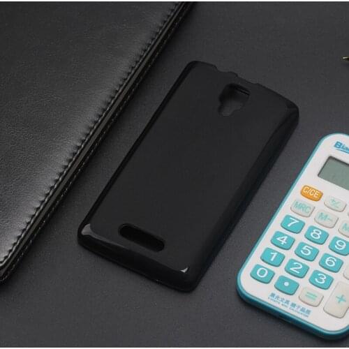 AMMYKI Hot high quality soft Black silicone Frosted feel New Trend A2800D phone cover 4.0'For Lenovo A2800 case
