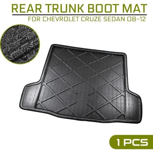Car Floor Mat Carpet Rear Trunk Anti-mud Cover For Chevrolet CRUZE Sedan 2008 2009 2010 2011 2012