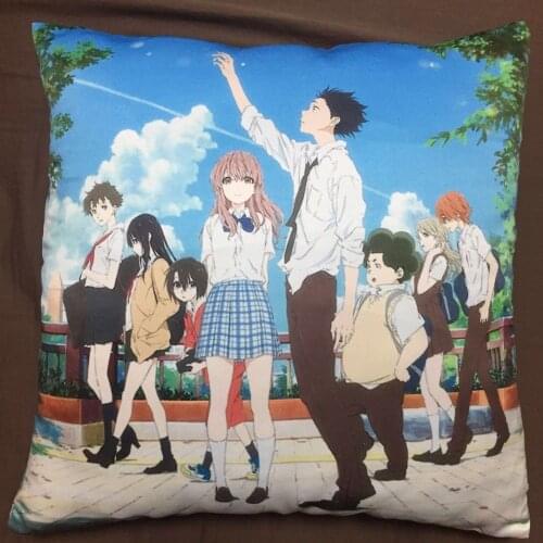 Koe No Katachi a Silent Voice Two Side Pillowcases Hugging Pillow Cushion Case Cover Otaku Cosplay Gift New 115