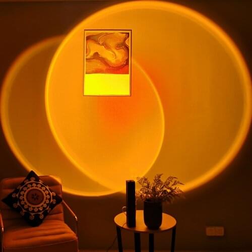Modern Sunset Floor Lamp Corner Indoor Decor Atmosphere Stand Lamps for Living Room Colorful Club Floor Light Standing Lighting